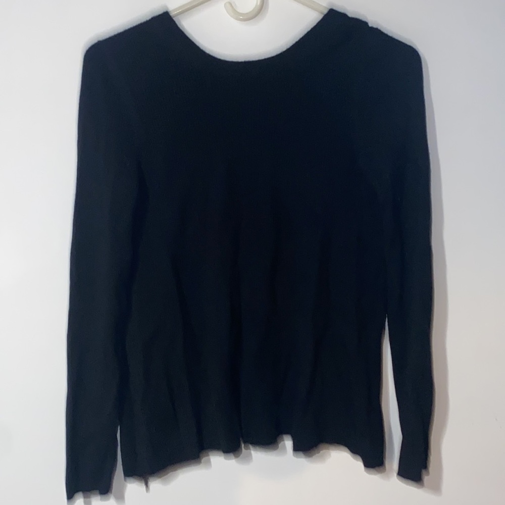 Theory Sweater with Back Zipper